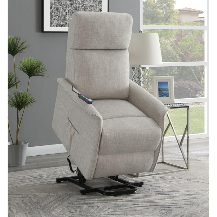 Coaster Furniture Fabric Lift Chair with Massage 609407P IMAGE 8