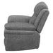 Coaster Furniture Bahrain Glider Fabric Recliner with Wall Recline 609543 IMAGE 3