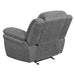 Coaster Furniture Bahrain Glider Fabric Recliner with Wall Recline 609543 IMAGE 5