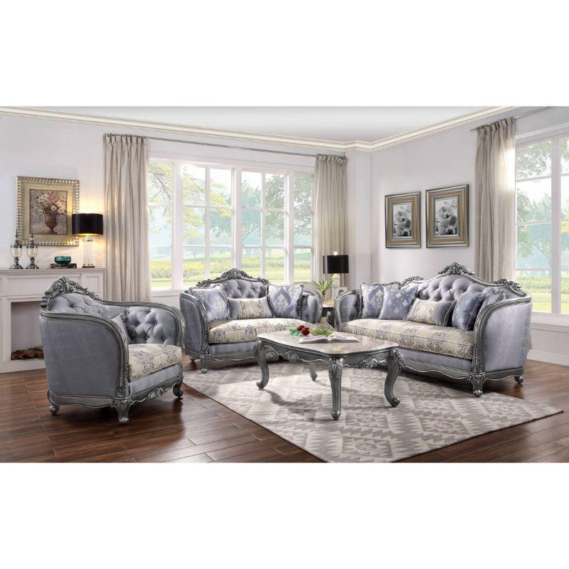 Acme Furniture Ariadne Stationary Fabric Loveseat 55346 IMAGE 5