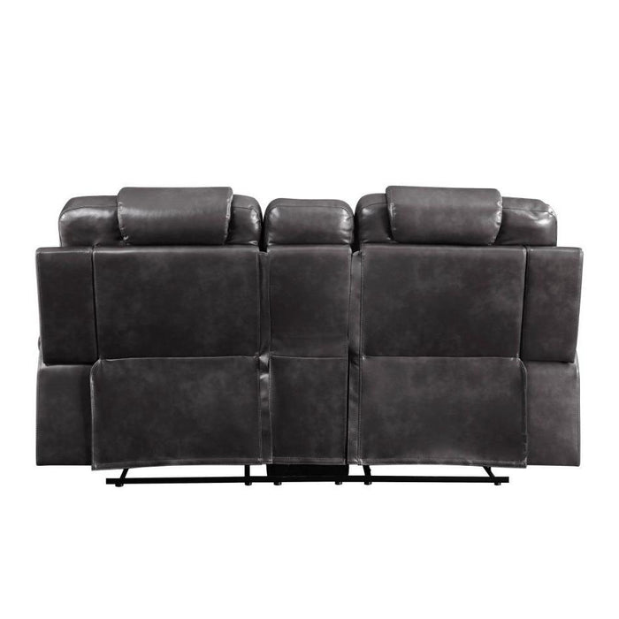 Acme Furniture Braylon Reclining Polyurethane Loveseat 55411 IMAGE 5