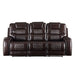 Acme Furniture Braylon Reclining Polyurethane Sofa 55415 IMAGE 1