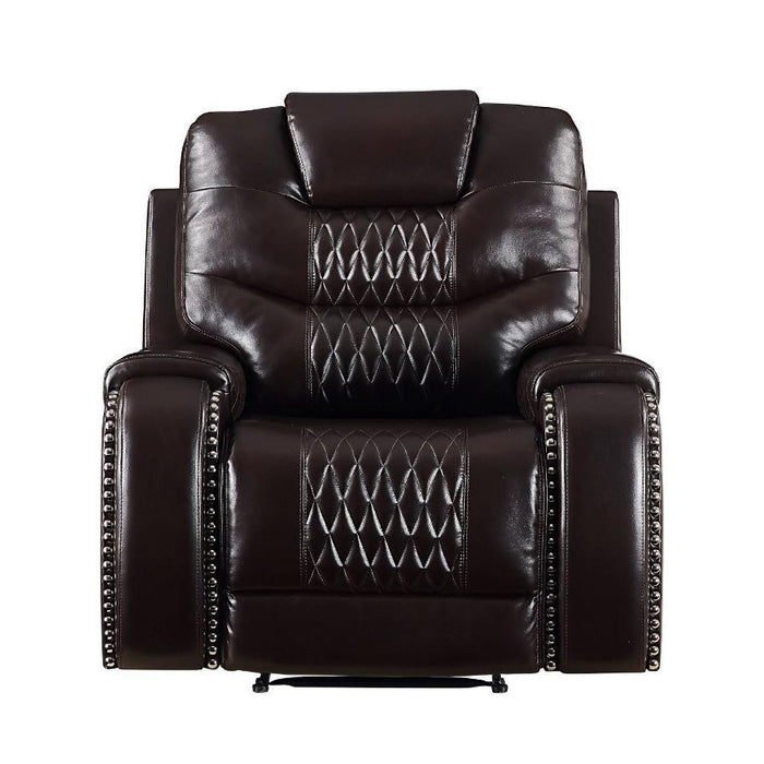 Acme Furniture Braylon Power Polyurethane Recliner 55418 IMAGE 1