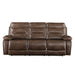 Acme Furniture Aashi Reclining Leather Match Sofa 55420 IMAGE 1