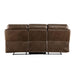 Acme Furniture Aashi Reclining Leather Match Sofa 55420 IMAGE 5