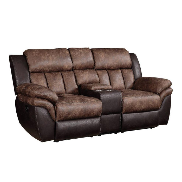 Acme Furniture Jaylen Reclining Fabric Loveseat 55426 IMAGE 2