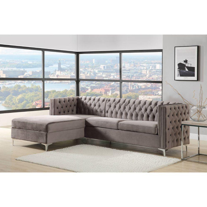 Acme Furniture Sullivan Fabric 2 pc Sectional 55495 IMAGE 7