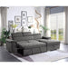 Homelegance Ferriday Stationary Fabric Sleeper Sectional 8228GY* IMAGE 9