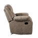 Homelegance Bastrop Glider Fabric Recliner 8230FBR-1 IMAGE 3