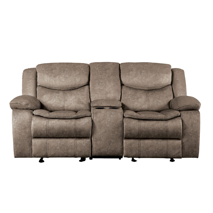 Homelegance Bastrop Reclining Fabric Loveseat 8230FBR-2 IMAGE 1