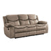 Homelegance Bastrop Reclining Leather Look Sofa 8230FBR-3 IMAGE 2