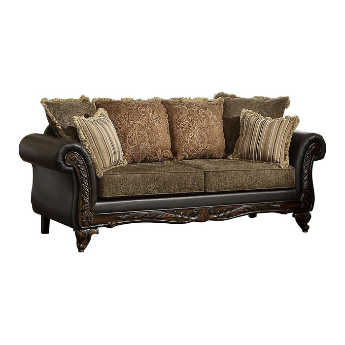 Homelegance Thibodaux Stationary Fabric Sofa 8233TT-3 IMAGE 1