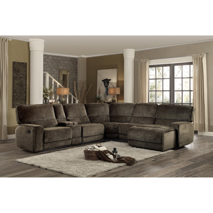 Homelegance Shreveport Reclining Fabric 6 pc Sectional 8238*6LRRC IMAGE 9