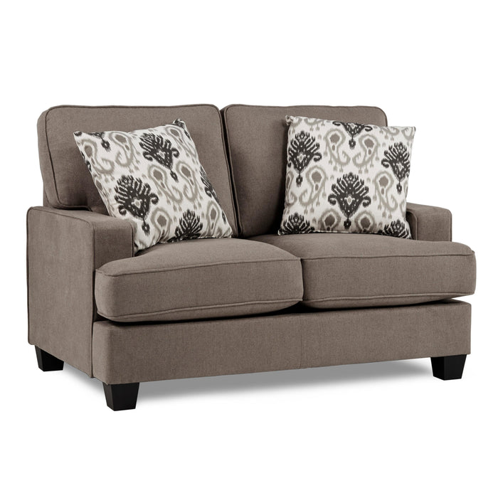 Homelegance Kenner Stationary Fabric Loveseat 8245BR-2 IMAGE 2