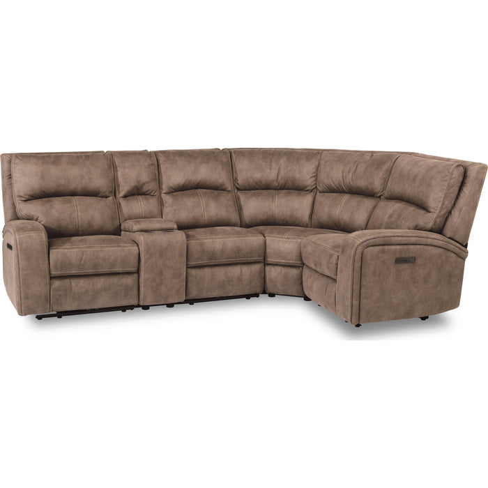 Flexsteel Nirvana Power Reclining Fabric 5 pc Sectional 1650-57PH-136-72/1650-72-136-72/1650-19-136-72/1650-23-136-72/1650-58PH-136-72 IMAGE 1