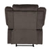 Homelegance Jarita Leather Look Recliner 8329CH-1 IMAGE 4