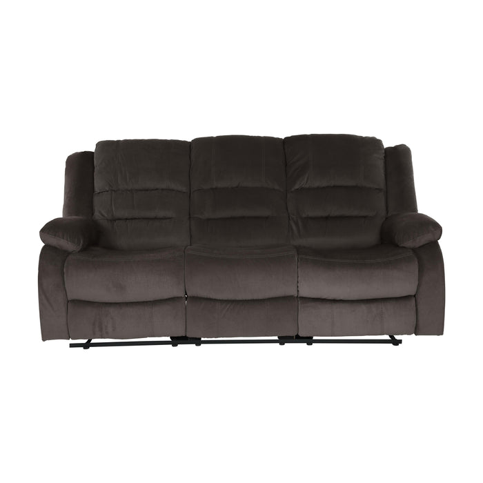 Homelegance Jarita Reclining Leather Look Sofa 8329CH-3 IMAGE 1