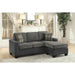 Homelegance Slater Fabric and Leather Look Sectional 8401GY-3SC IMAGE 5