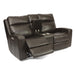 Flexsteel Cody Power Reclining Leather Match Loveseat 1820-64PH-297-02 IMAGE 2