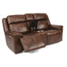 Flexsteel Chance Power Reclining Leather Match Loveseat 1187-64PH 278-74 IMAGE 2