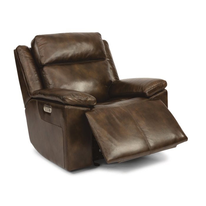 Flexsteel Chance Power Glider Leather Match Recliner 1187-54PH 278-76 IMAGE 3