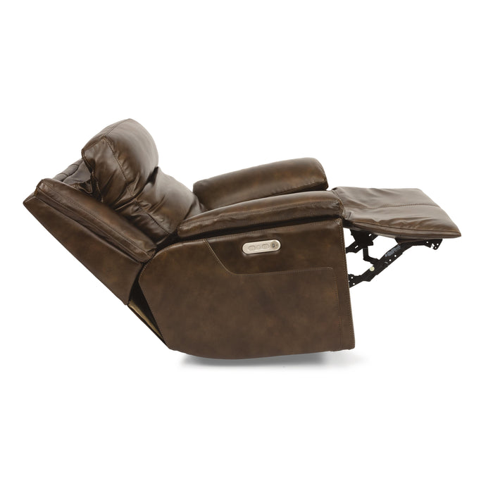 Flexsteel Chance Power Glider Leather Match Recliner 1187-54PH 278-76 IMAGE 5