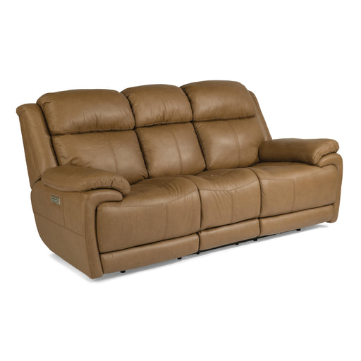 Flexsteel Elijah Power Reclining Leather Match Sofa 1465-62PH 326-74 IMAGE 2