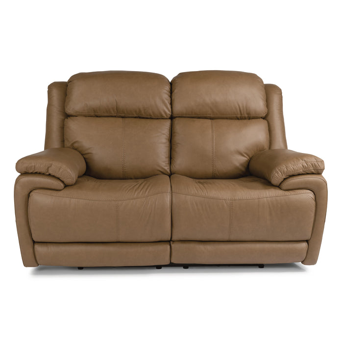 Flexsteel Elijah Power Reclining Leather Match Loveseat 1465-60PH 326-74 IMAGE 1