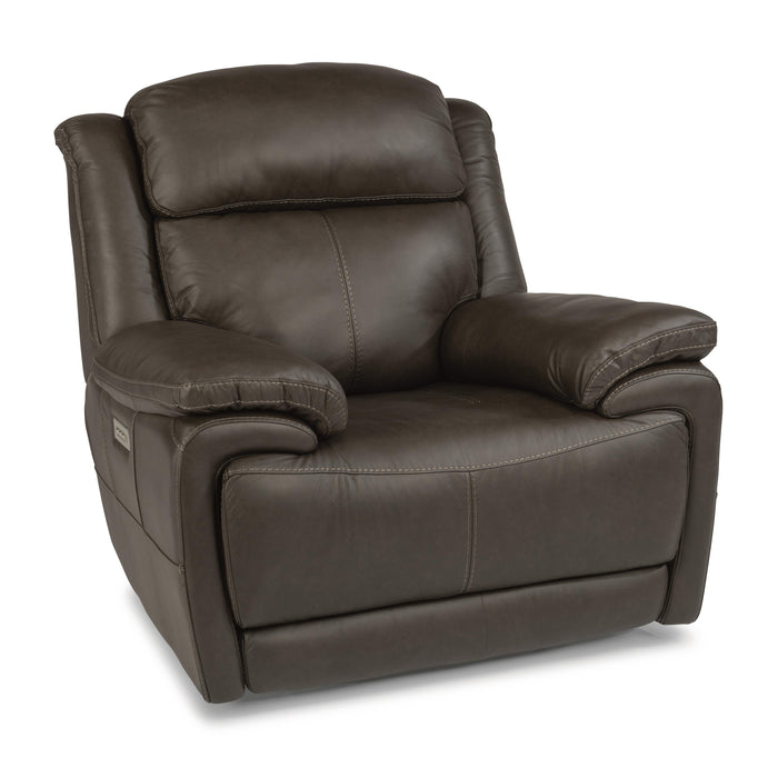 Flexsteel Elijah Power Glider Leather Match Recliner 1465-50PH 326-70 IMAGE 2