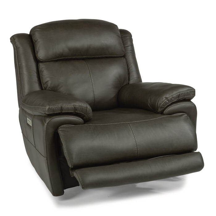 Flexsteel Elijah Power Glider Leather Match Recliner 1465-50PH 326-70 IMAGE 3