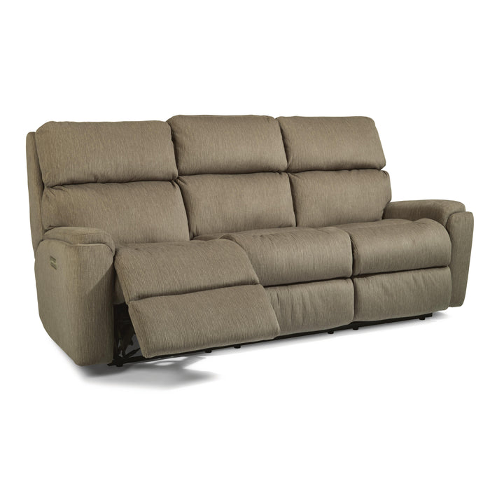 Flexsteel Rio Power Reclining Fabric Sofa 2904-62H-649-72 IMAGE 3