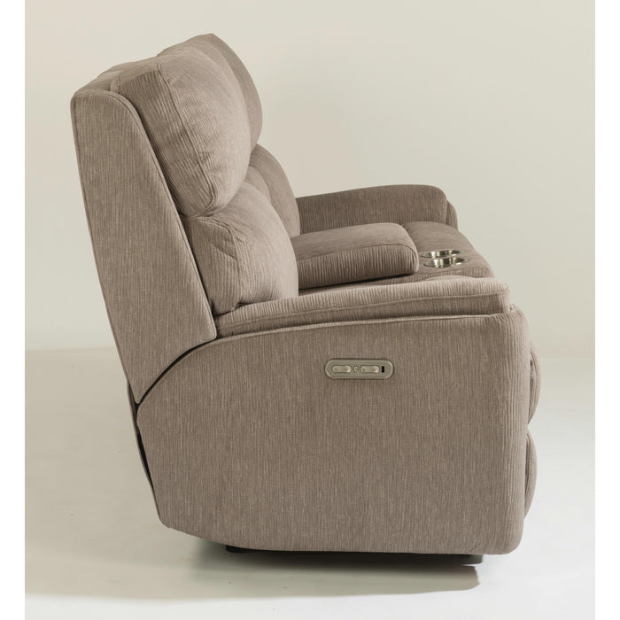 Flexsteel Rio Reclining Fabric Loveseat 2904-601-649-72 IMAGE 4