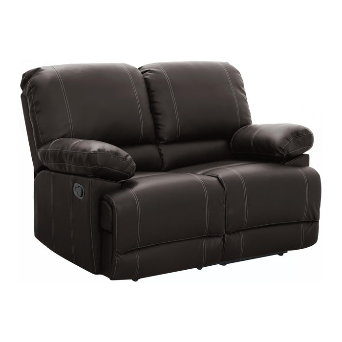 Homelegance Cassville Reclining Leather Look Loveseat 8403-2 IMAGE 2