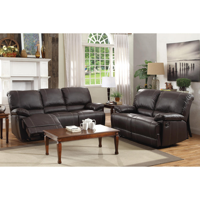 Homelegance Cassville Reclining Leather Look Loveseat 8403-2 IMAGE 5