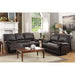 Homelegance Cassville Reclining Leather Look Loveseat 8403-2 IMAGE 5