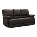 Homelegance Cassville Reclining Leather Look Sofa 8403-3 IMAGE 2