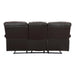 Homelegance Cassville Reclining Leather Look Sofa 8403-3 IMAGE 3