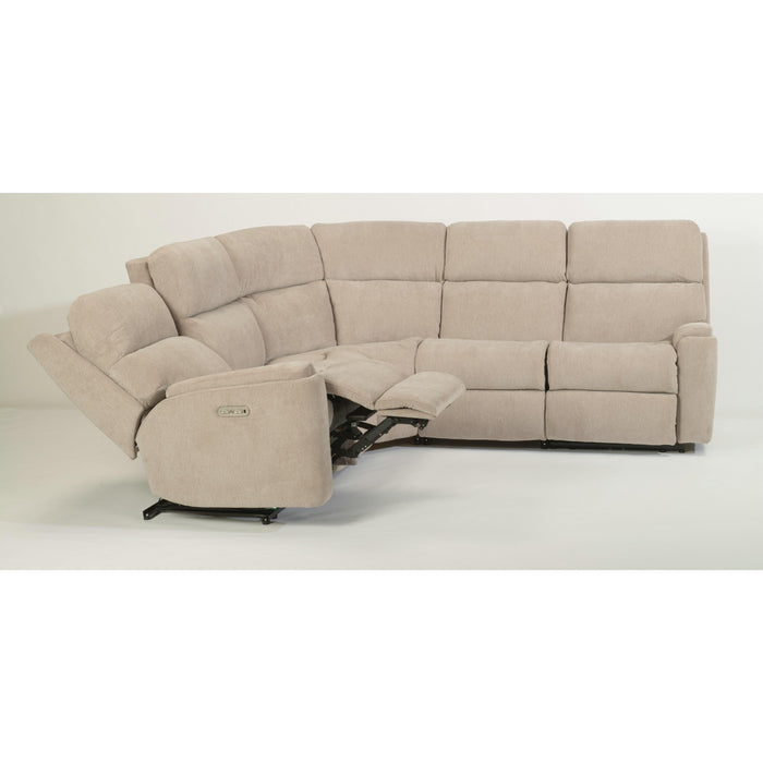 Flexsteel Rio Reclining Fabric 5 pc Sectional 2904-57-116-80/2904-58-116-80/2904-59-116-80/2904-19-116-80/2904-23-116-80 IMAGE 2