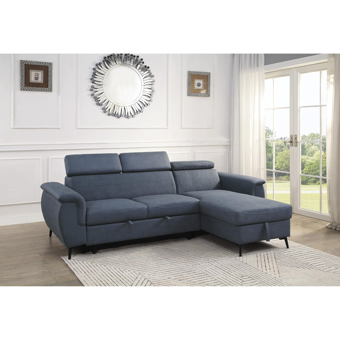 Homelegance Cadence Fabric 2 pc Sectional 9403BU*SC IMAGE 11