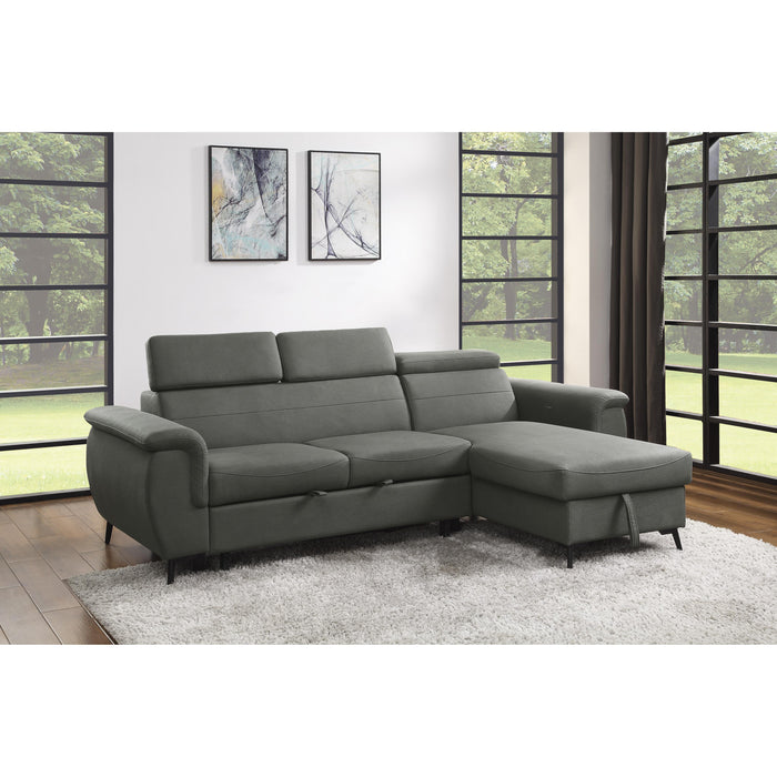 Homelegance Cadence Fabric 2 pc Sectional 9403GY*SC IMAGE 11