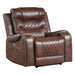 Homelegance Putnam Power Fabric Recliner 9405BR-1PW IMAGE 2