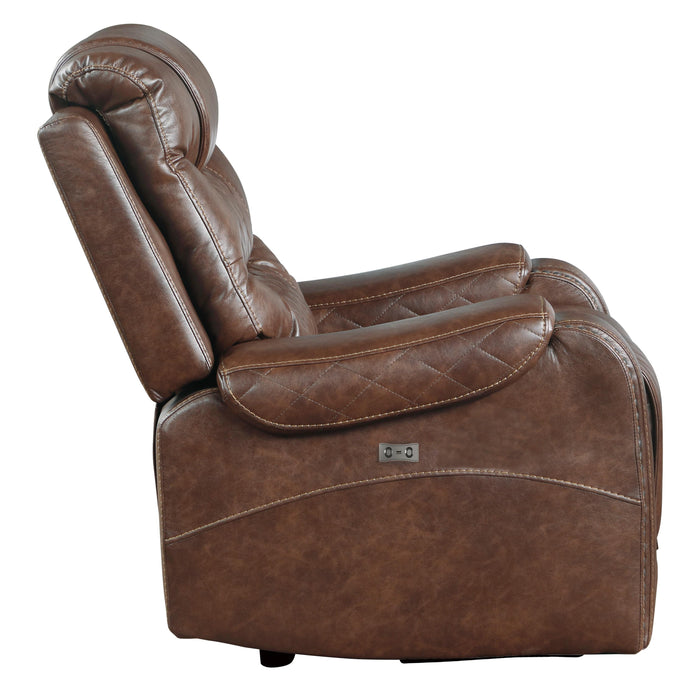 Homelegance Putnam Power Fabric Recliner 9405BR-1PW IMAGE 3