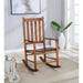 Coaster Furniture Rocking Wood Chair 609457 IMAGE 2