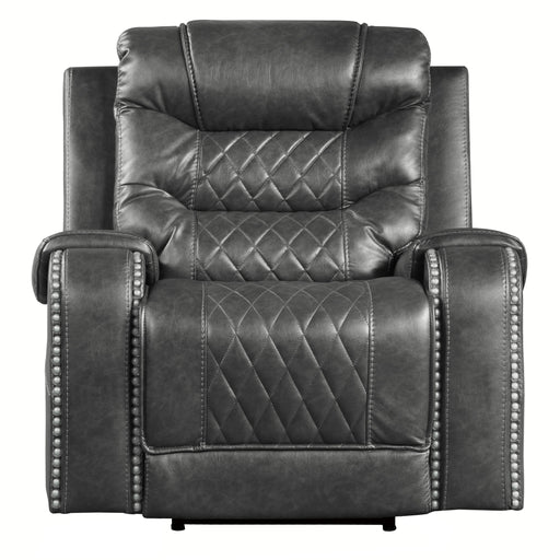 Homelegance Putnam Power Fabric Recliner 9405GY-1PW IMAGE 1