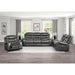 Homelegance Putnam Power Reclining Fabric Sofa 9405GY-3PW IMAGE 7