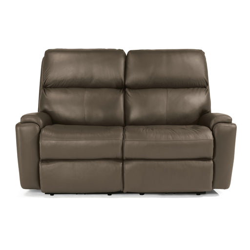 Flexsteel Rio Power Reclining Leather Loveseat 3904-60M-824-74 IMAGE 1