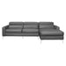 Homelegance Ashland Leather 2 pc Sectional 9408DGY*SC IMAGE 1