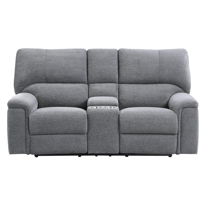 Homelegance Dickinson Reclining Fabric Loveseat 9413CC-2 IMAGE 1