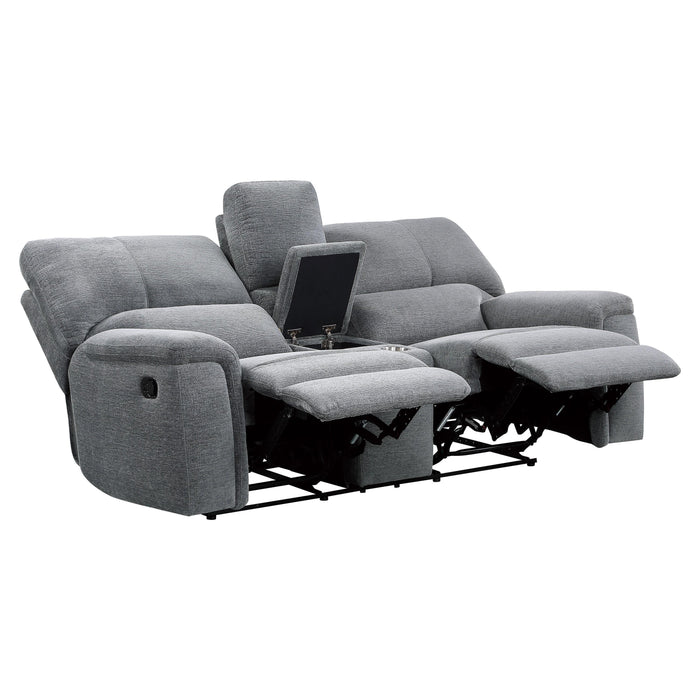 Homelegance Dickinson Reclining Fabric Loveseat 9413CC-2 IMAGE 3