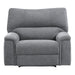 Homelegance Dickinson Power Fabric Recliner 9413CC-1PWH IMAGE 1